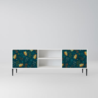 AUTUMN INSECTS Mobile TV a 2 Ante in Finitura Bianca