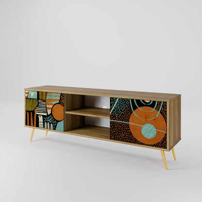 Mobile TV GEODE GLIMMER a 2 ante in effetto rovere