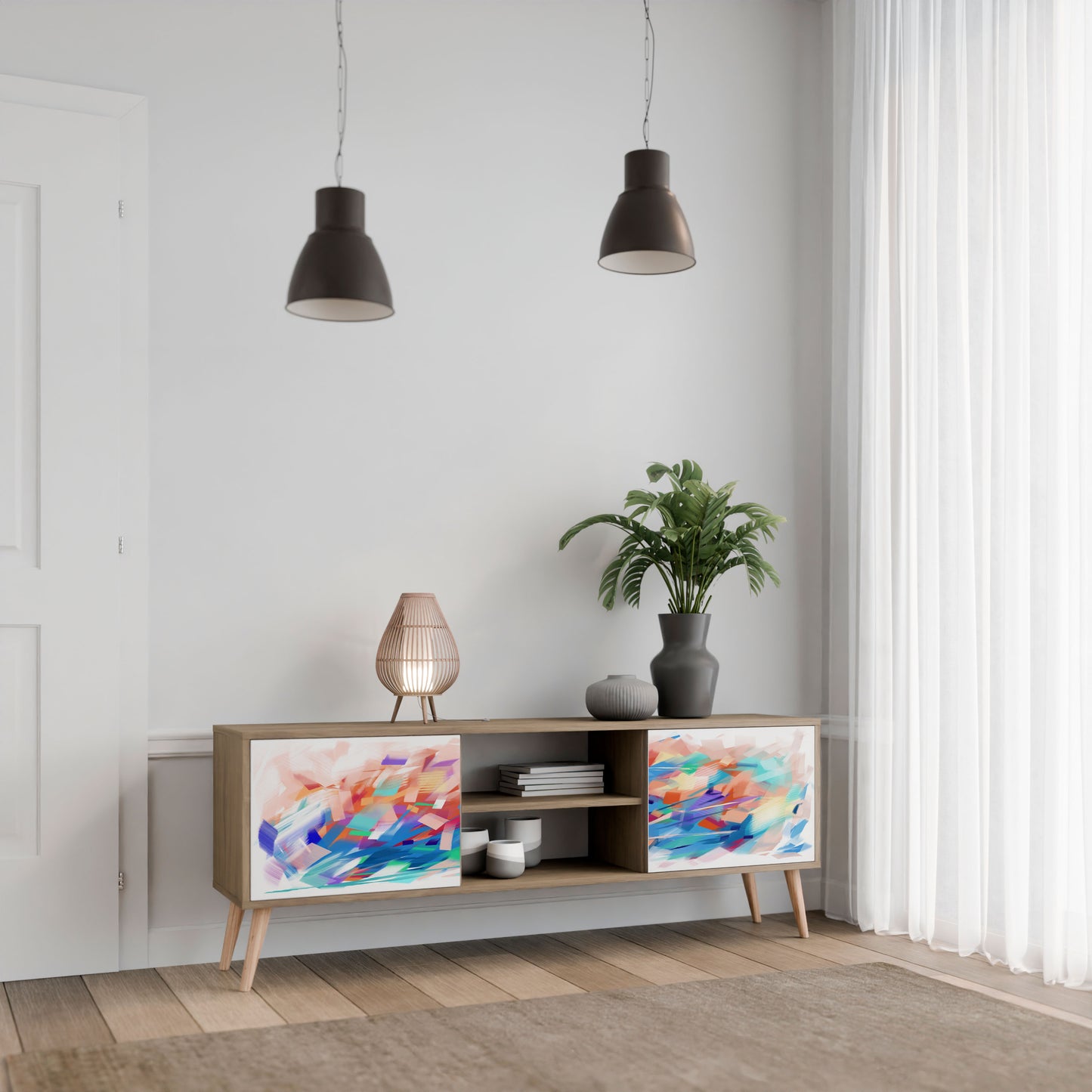 Mobile TV FINESSE MASH-UP a 2 ante effetto rovere