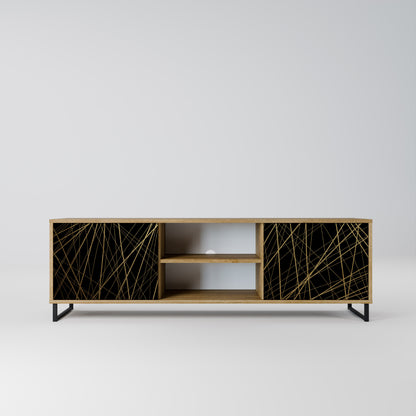 BRIGHT MESH Mobile TV a 2 ante effetto rovere