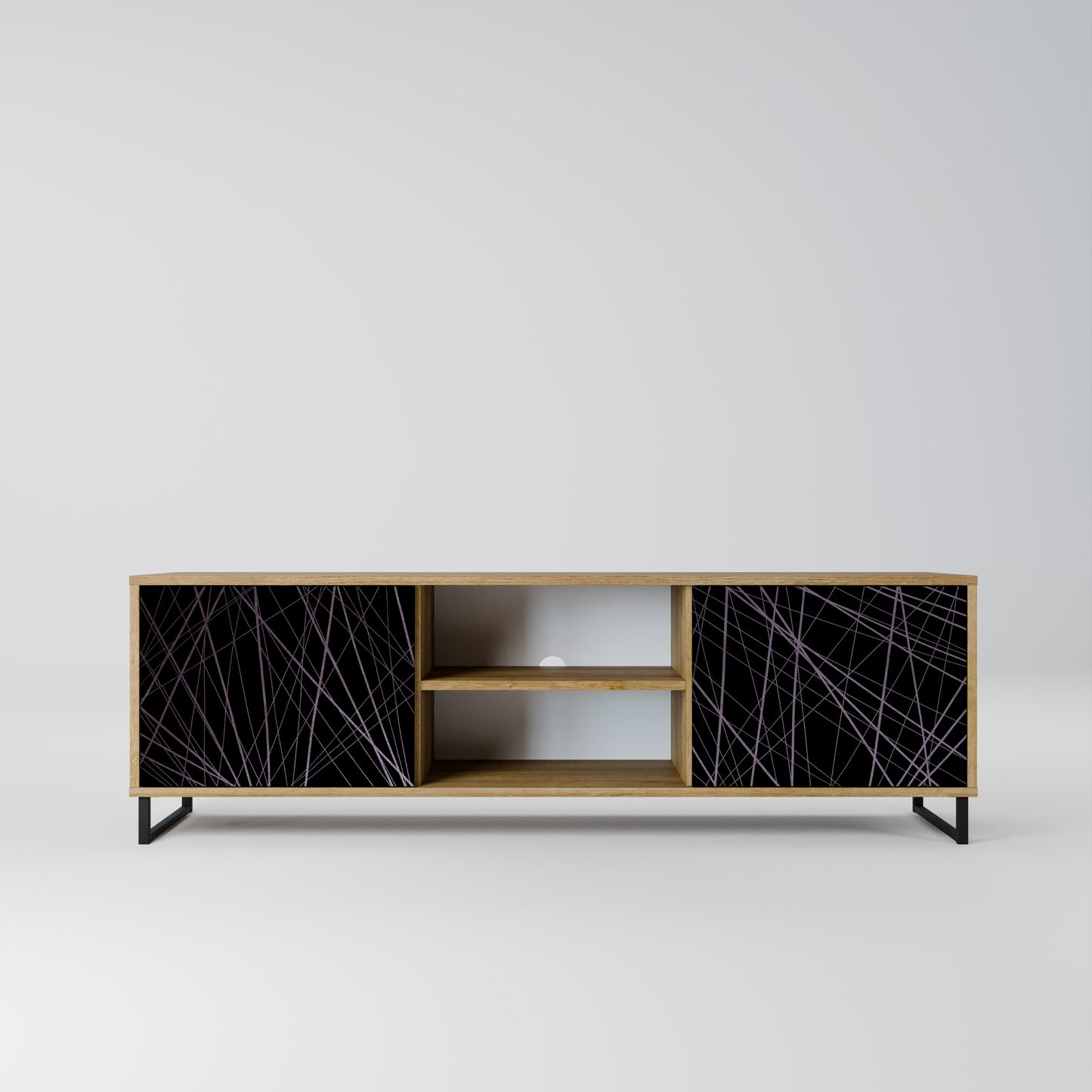Mobile TV SHIMMER SPIDERGRAM a 2 ante in effetto rovere
