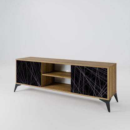 Mobile TV SHIMMER SPIDERGRAM a 2 ante in effetto rovere