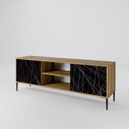 Mobile TV SHIMMER SPIDERGRAM a 2 ante in effetto rovere