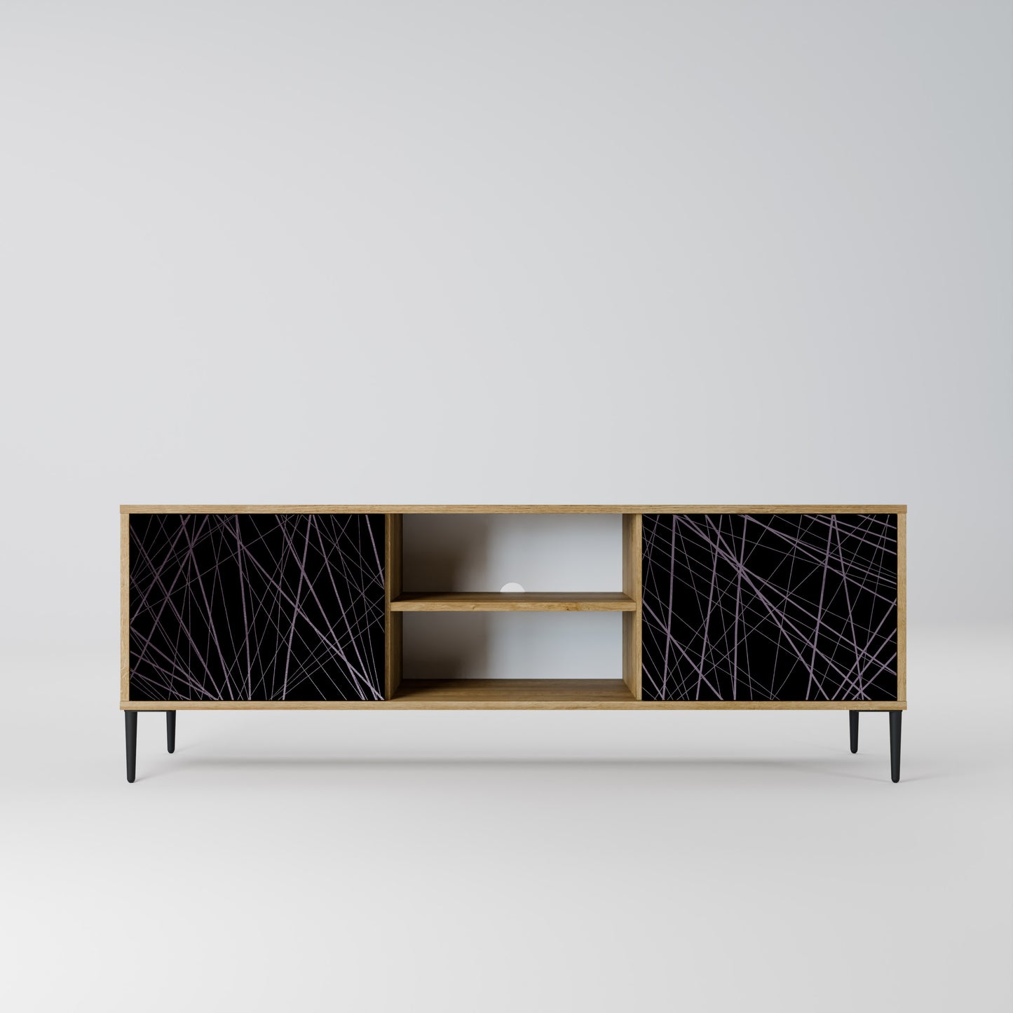 Mobile TV SHIMMER SPIDERGRAM a 2 ante in effetto rovere