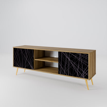 Mobile TV SHIMMER SPIDERGRAM a 2 ante in effetto rovere