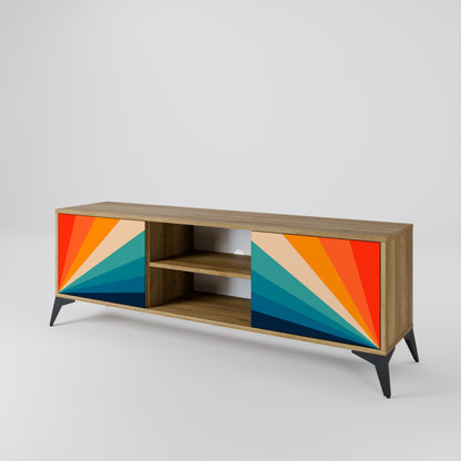 Mobile TV PRISM CONCUSSION a 2 ante in effetto rovere