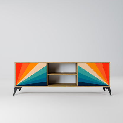 Mobile TV PRISM CONCUSSION a 2 ante in effetto rovere