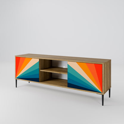 Mobile TV PRISM CONCUSSION a 2 ante in effetto rovere