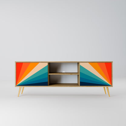 Mobile TV PRISM CONCUSSION a 2 ante in effetto rovere