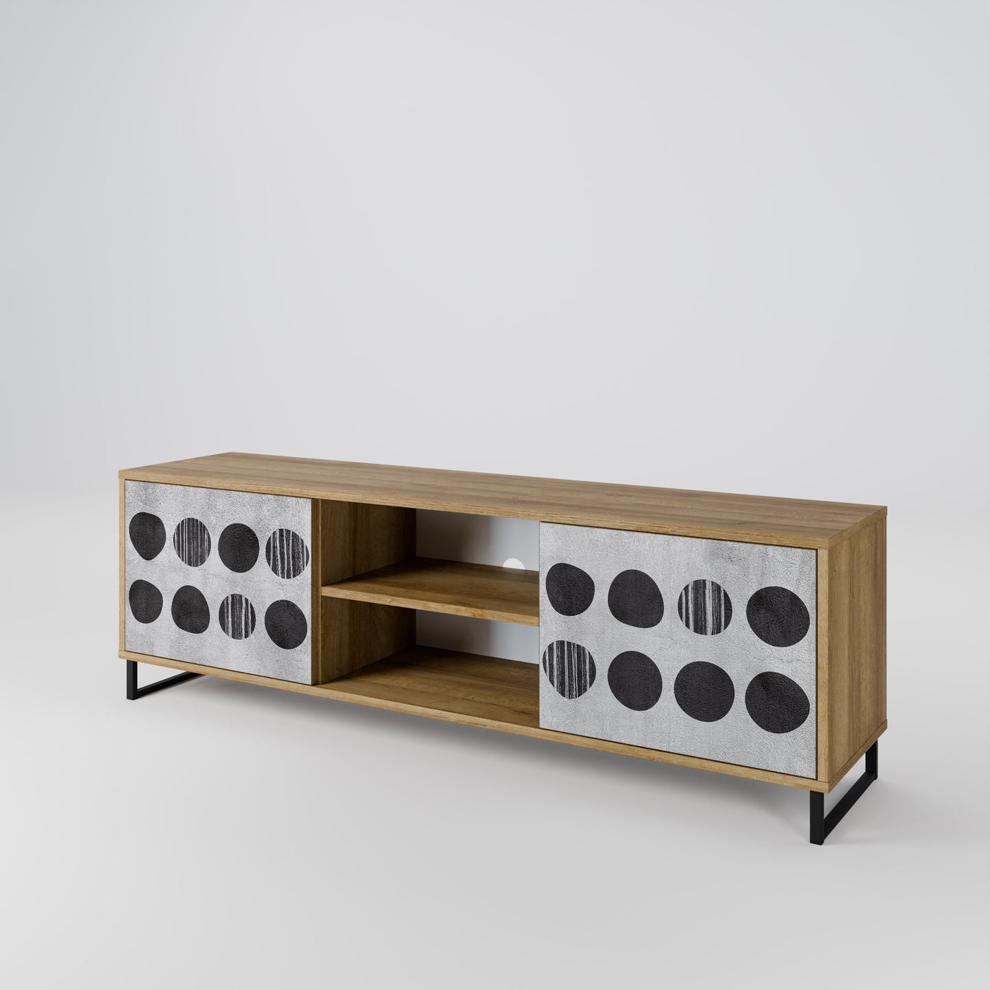 Mobile TV GHOSTLY GRADIENTS a 2 ante in effetto rovere