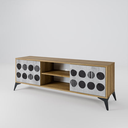 Mobile TV GHOSTLY GRADIENTS a 2 ante in effetto rovere