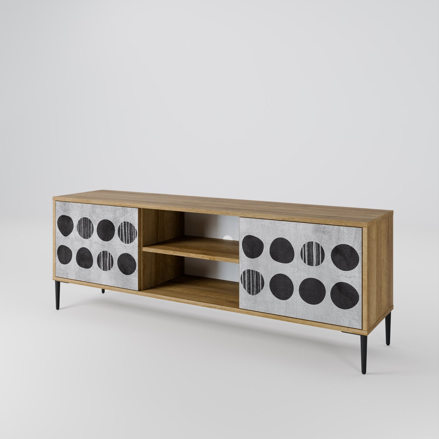 Mobile TV GHOSTLY GRADIENTS a 2 ante in effetto rovere