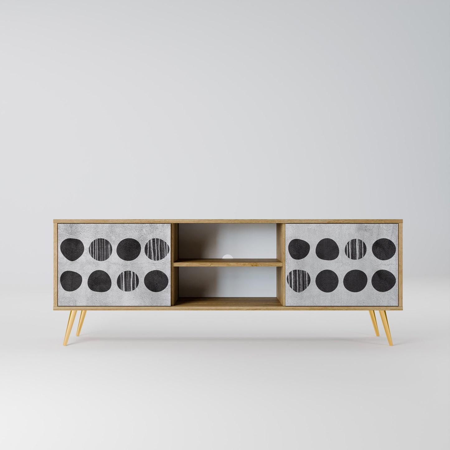 Mobile TV GHOSTLY GRADIENTS a 2 ante in effetto rovere