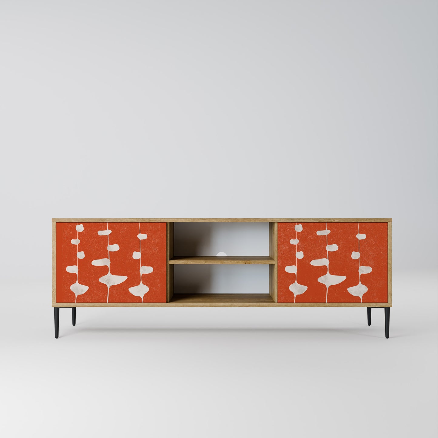 Mobile TV COURAGE MOLD a 2 ante in effetto rovere