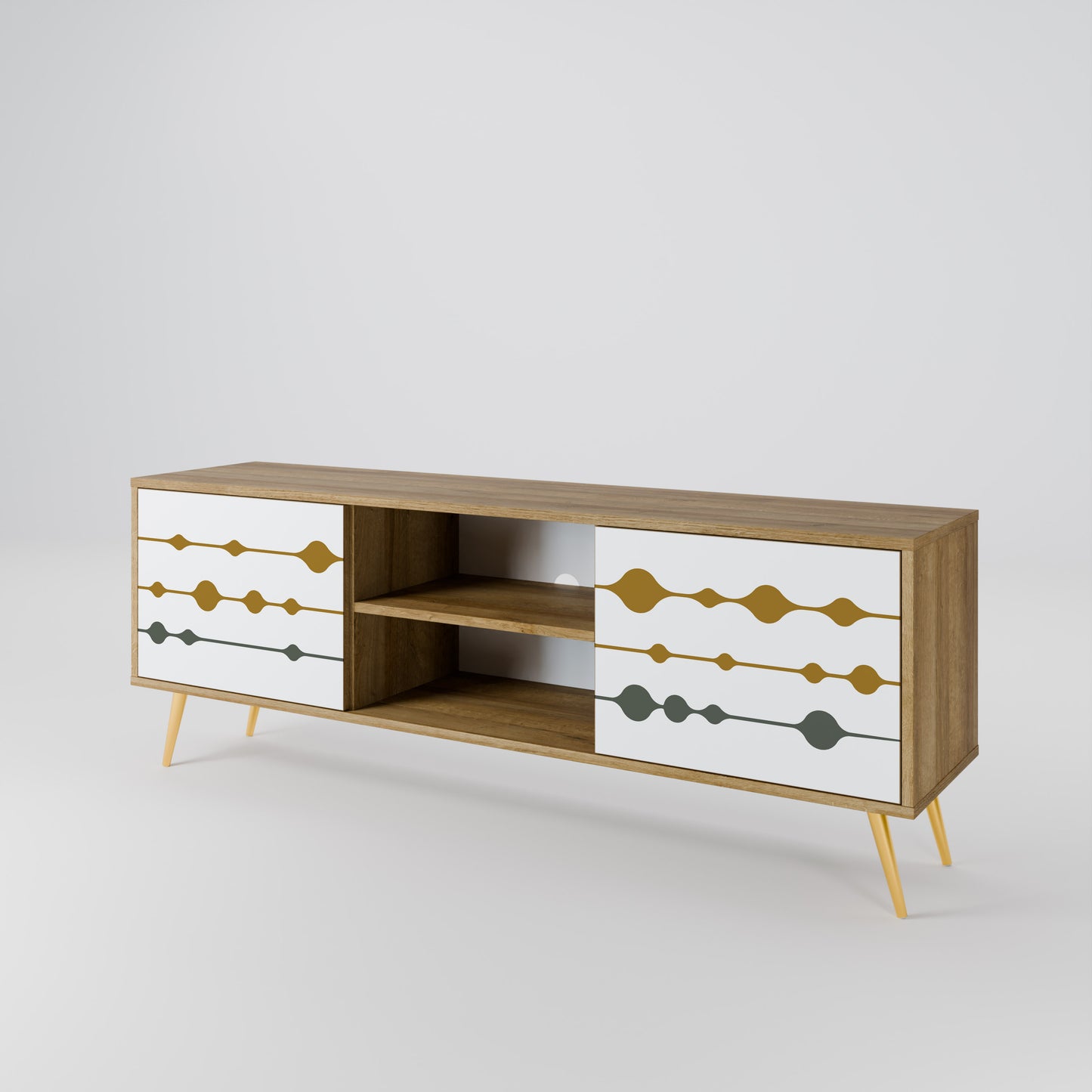 Mobile TV VIVID TONE a 2 ante in effetto rovere