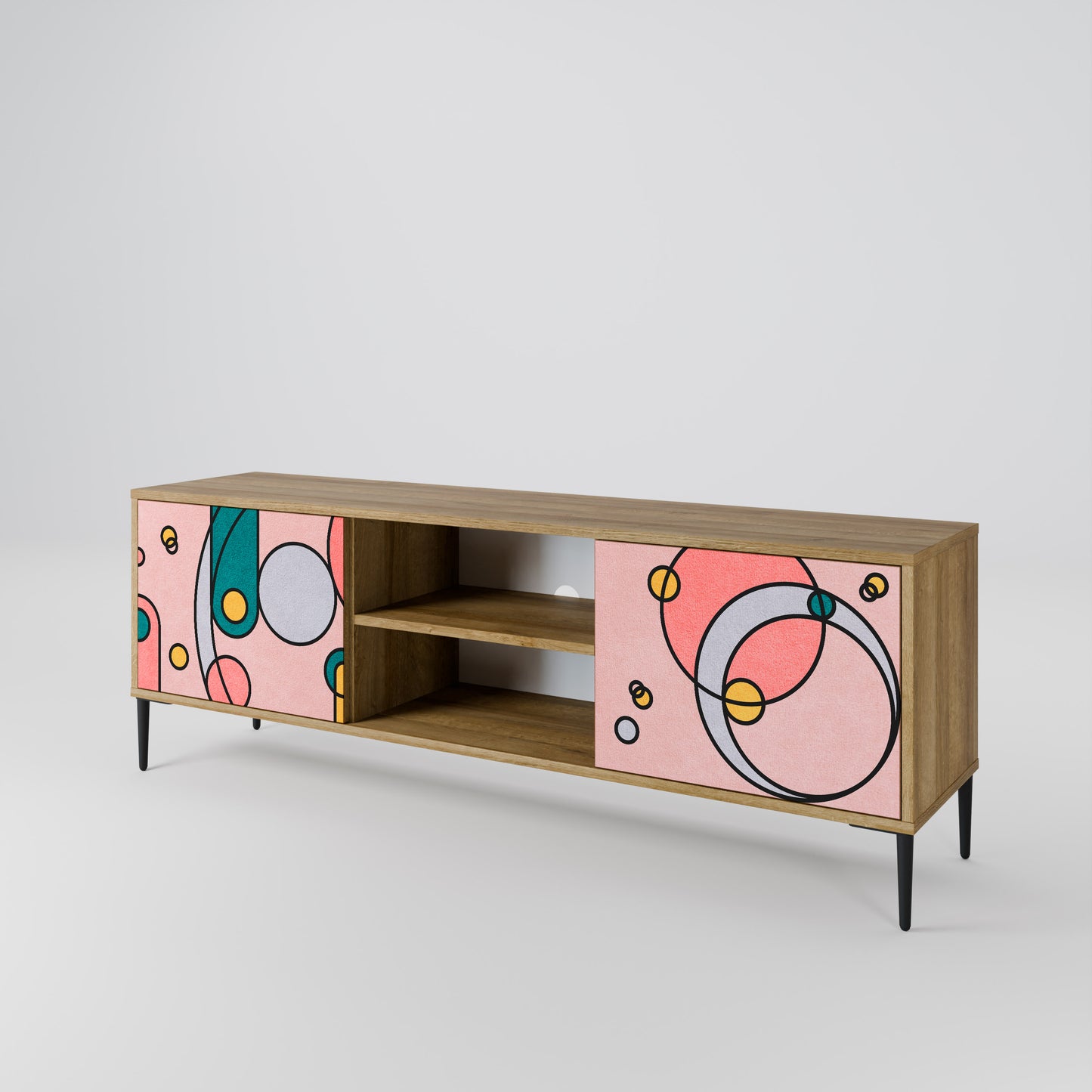Mobile TV GOSSAMER ECHOES a 2 ante in effetto rovere