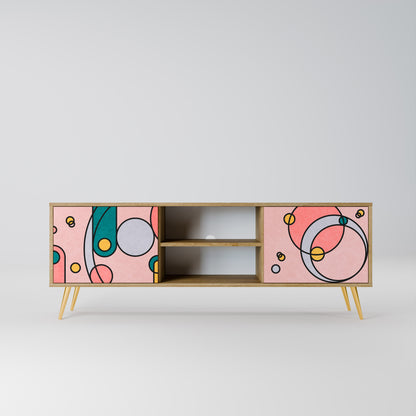 Mobile TV GOSSAMER ECHOES a 2 ante in effetto rovere