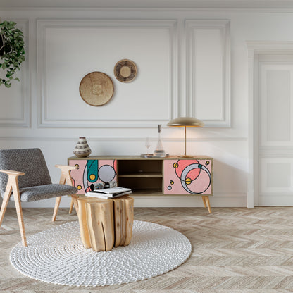 Mobile TV GOSSAMER ECHOES a 2 ante in effetto rovere