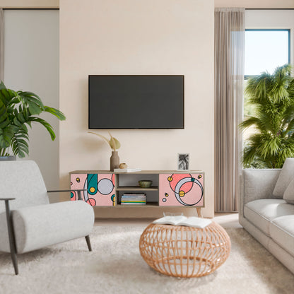 Mobile TV GOSSAMER ECHOES a 2 ante in effetto rovere