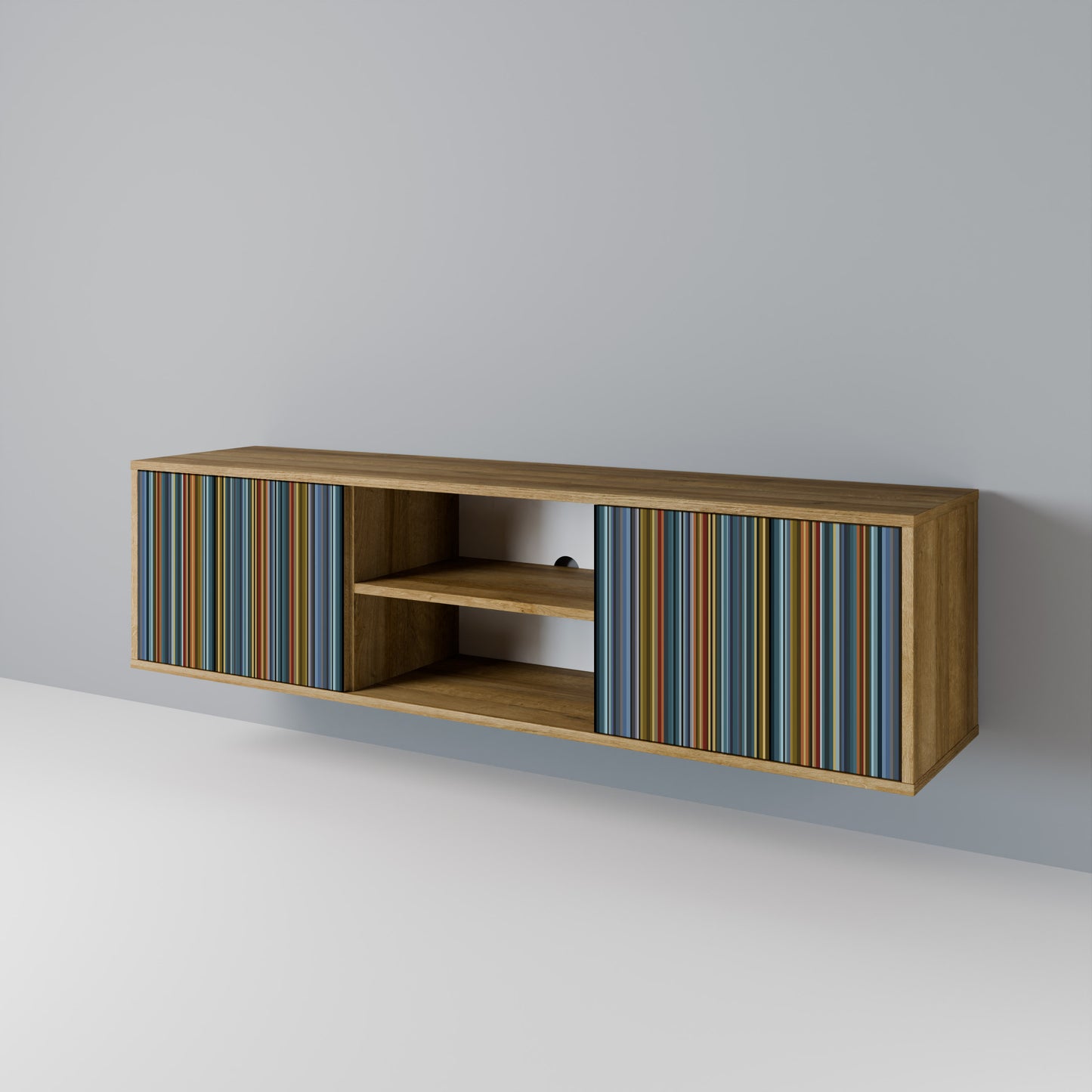 Mobile TV LINEOUT SPECTRUM a 2 ante in effetto rovere