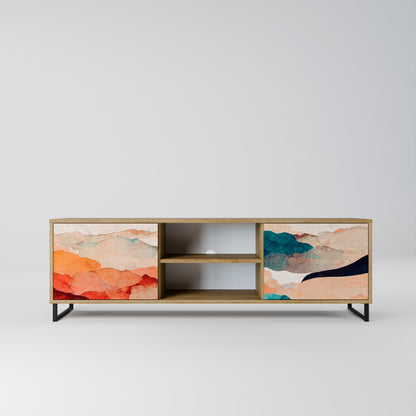 ABSTRACT LANDSCAPE Mobile TV a 2 ante in effetto rovere
