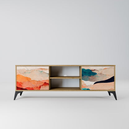 ABSTRACT LANDSCAPE Mobile TV a 2 ante in effetto rovere
