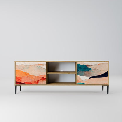 ABSTRACT LANDSCAPE Mobile TV a 2 ante in effetto rovere
