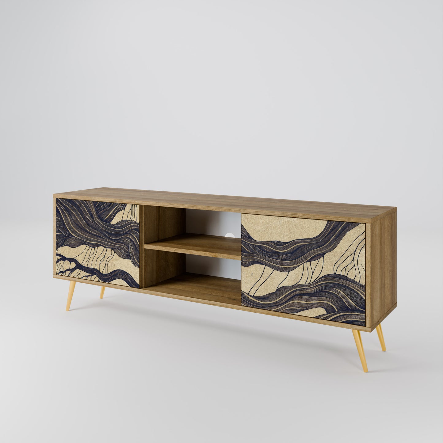 Mobile TV a 2 ante UNIFIED FRAGMENTS in effetto rovere