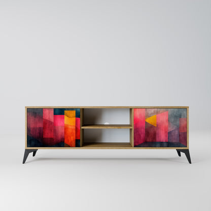 Mobile TV a 2 ante COLORFUL SOUNDS in effetto rovere