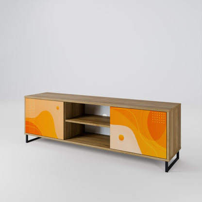 Mobile TV ORANGE ARRANGEMENT a 2 ante effetto rovere