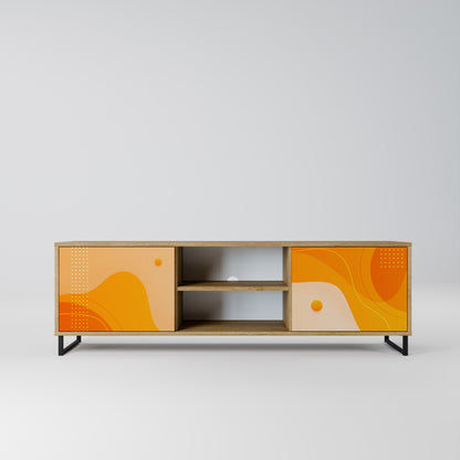 Mobile TV ORANGE ARRANGEMENT a 2 ante effetto rovere