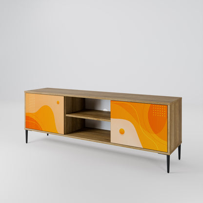 Mobile TV ORANGE ARRANGEMENT a 2 ante effetto rovere