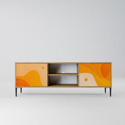 Mobile TV ORANGE ARRANGEMENT a 2 ante effetto rovere
