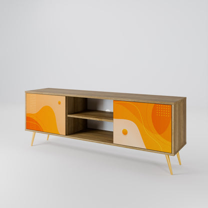Mobile TV ORANGE ARRANGEMENT a 2 ante effetto rovere
