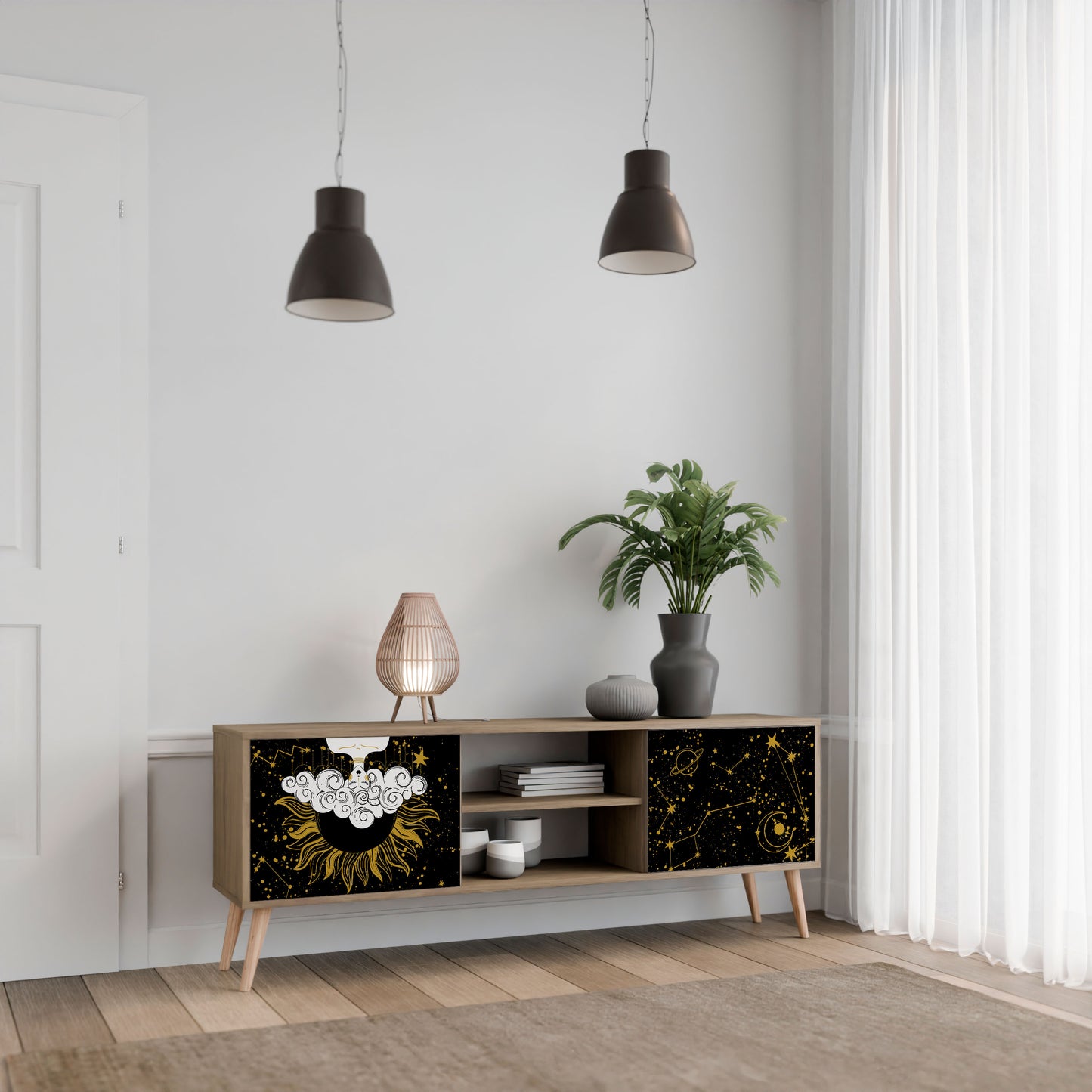 Mobile TV STELLAR CONSTELLATIONS a 2 ante effetto rovere
