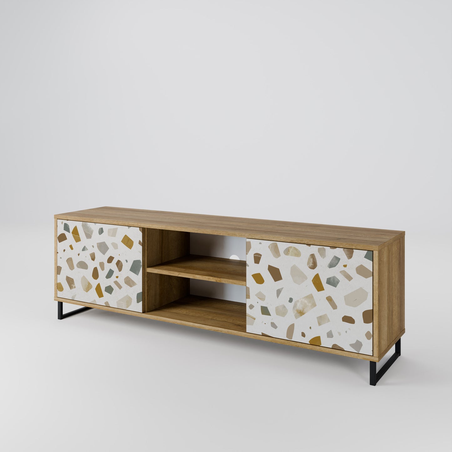 PIECES OF TOMORROW Mobile TV a 2 ante in effetto rovere