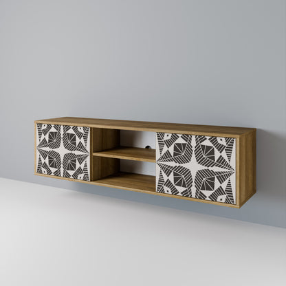 Mobile TV MONOCHROME NEXUS a 2 ante effetto rovere