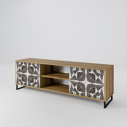 Mobile TV MONOCHROME NEXUS a 2 ante effetto rovere