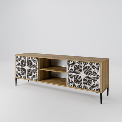 Mobile TV MONOCHROME NEXUS a 2 ante effetto rovere