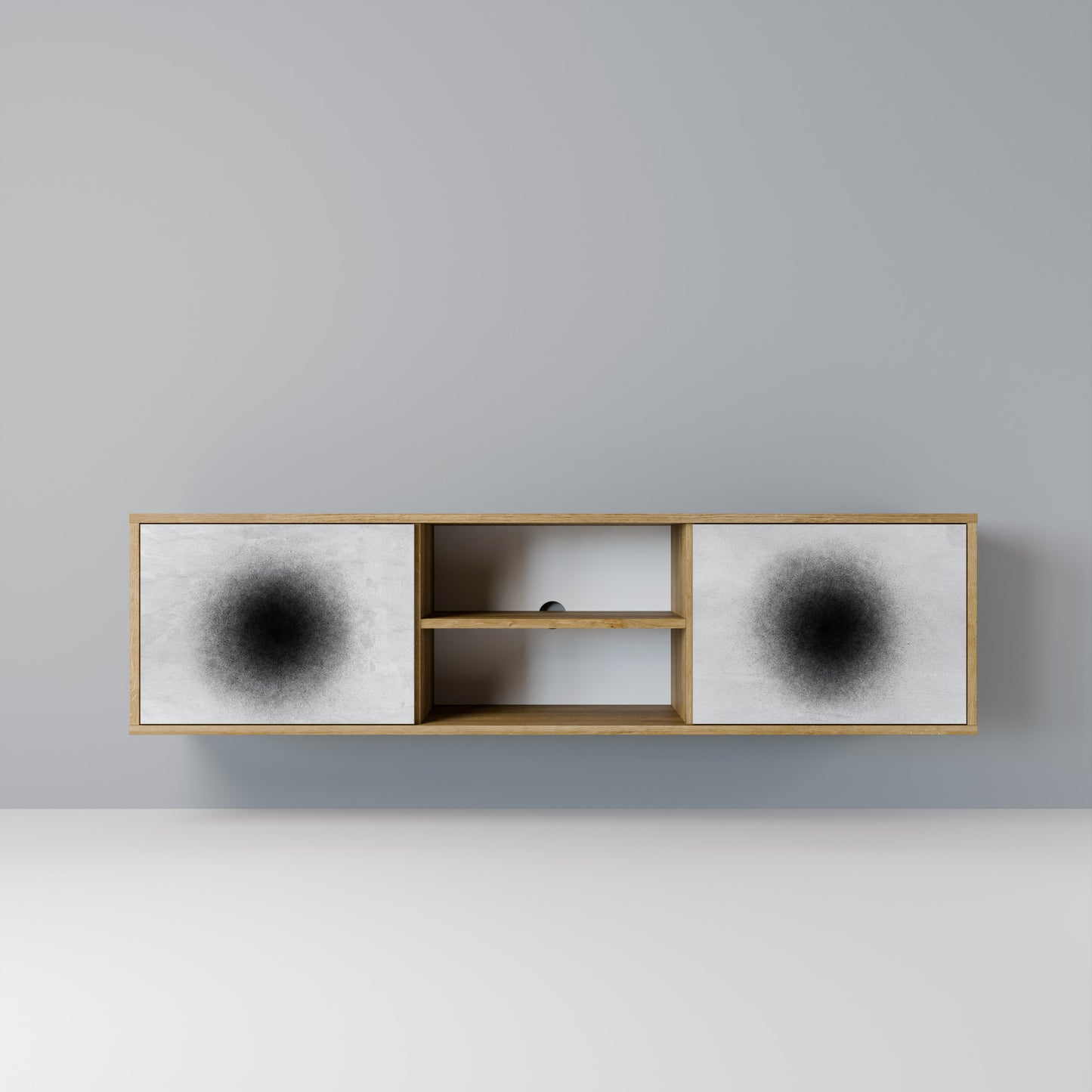 BLACK HOLE Mobile TV a 2 ante effetto rovere
