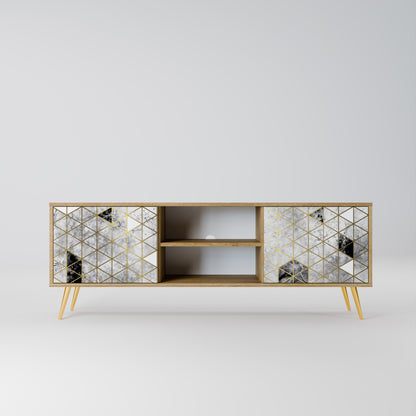 Mobile TV ASHEN ARIA a 2 ante in effetto rovere