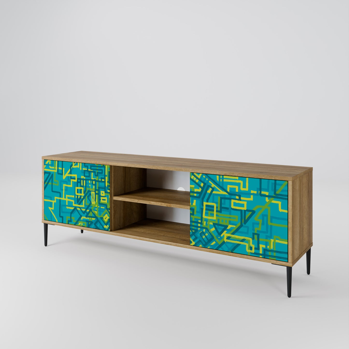 NOSTALGIC MEMORIES Mobile TV a 2 ante in effetto rovere