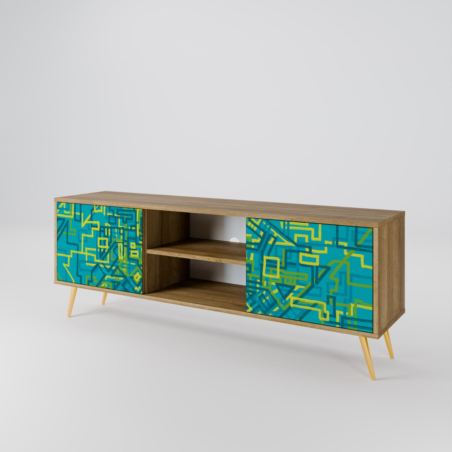 NOSTALGIC MEMORIES Mobile TV a 2 ante in effetto rovere
