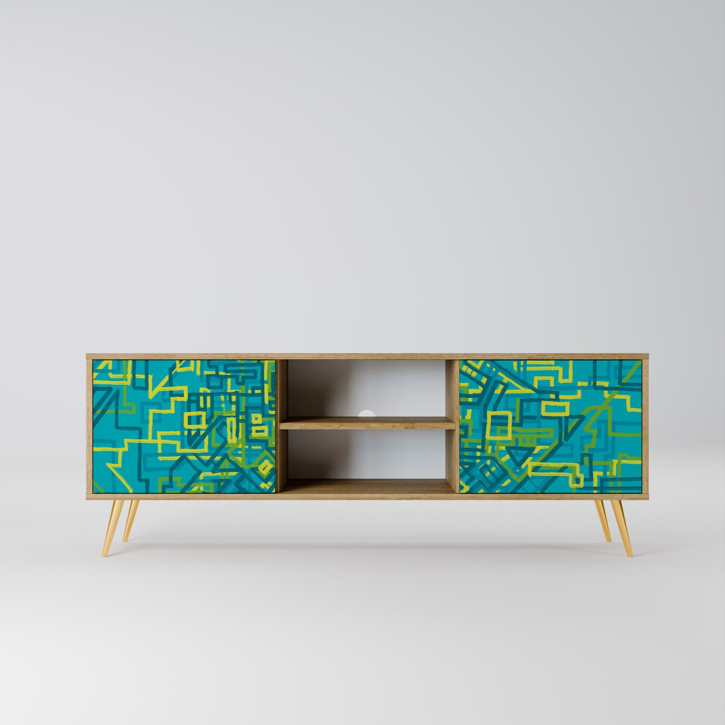 NOSTALGIC MEMORIES Mobile TV a 2 ante in effetto rovere