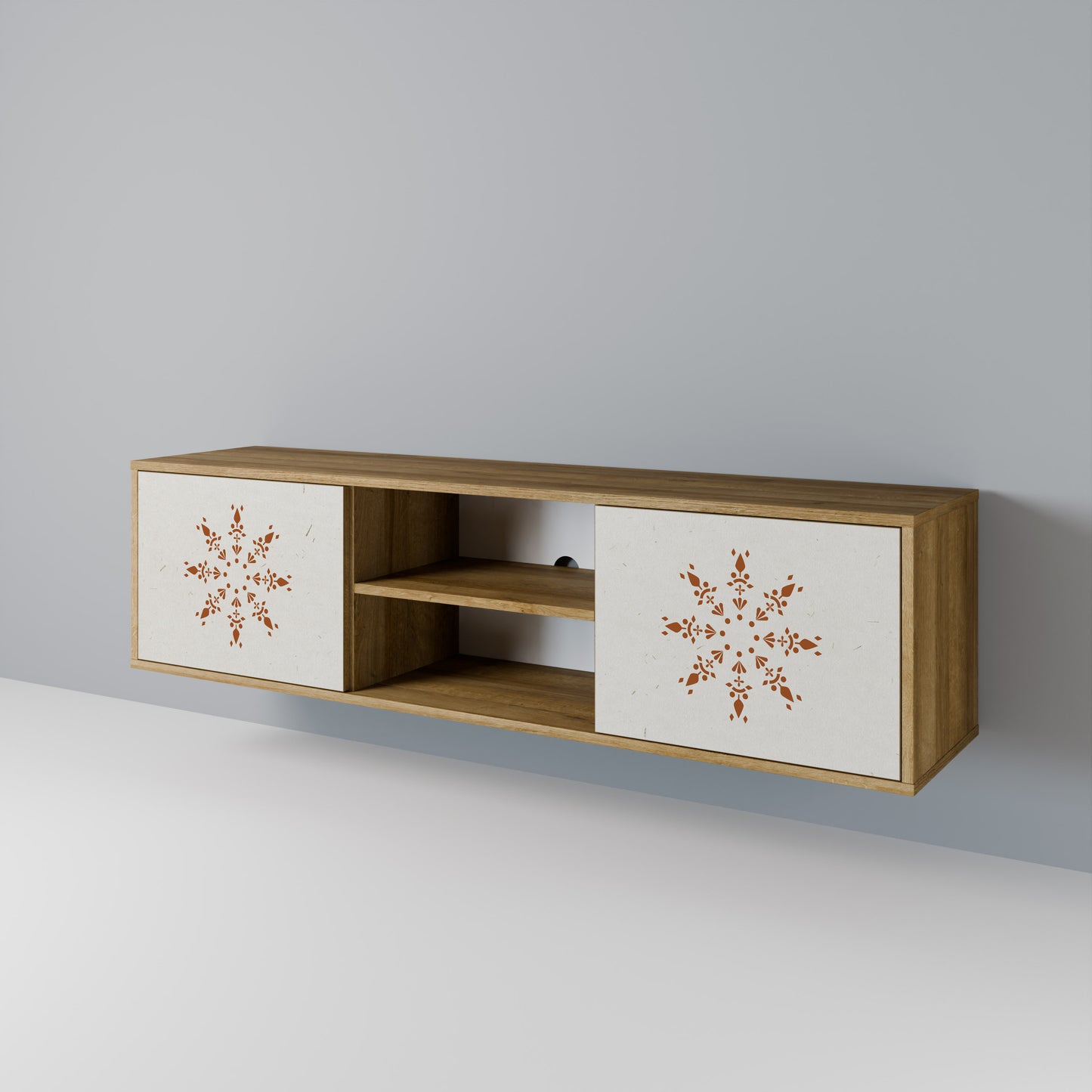 Mobile TV DAILY HARMONY a 2 ante effetto rovere