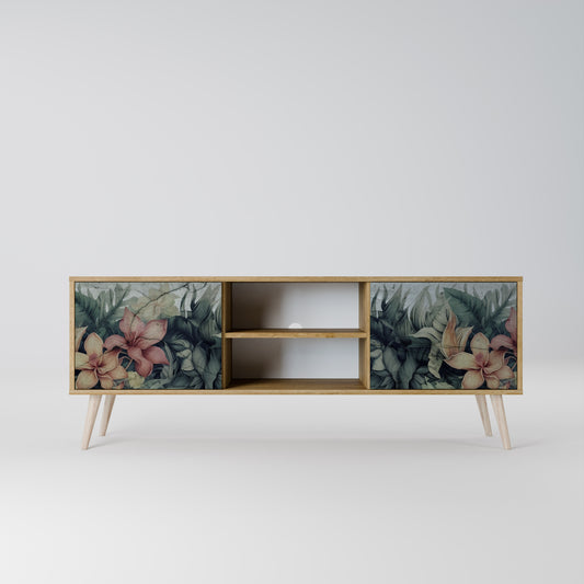Mobile TV a 2 ante HEAVENLY BLOOM in effetto rovere