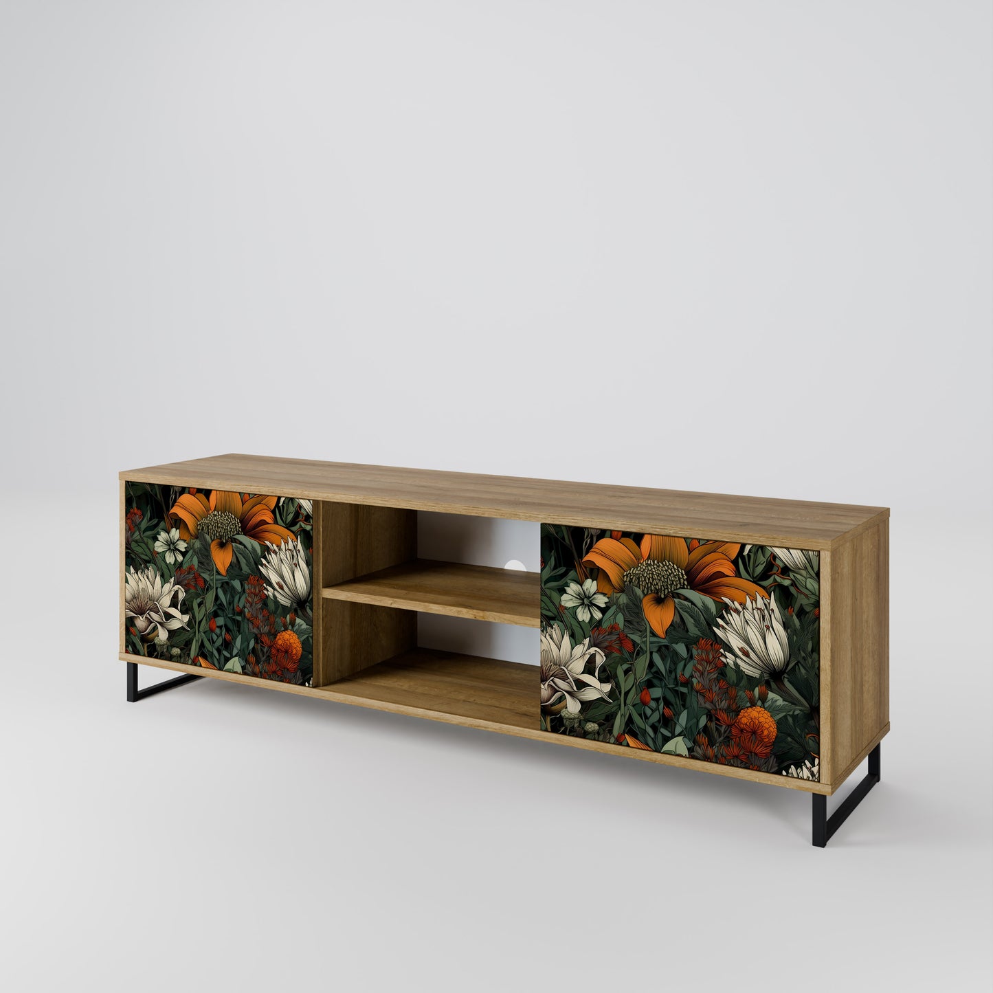 Mobile TV MIDNIGHT SPROUT a 2 ante in effetto rovere