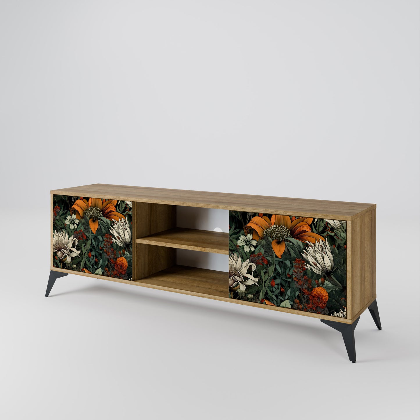 Mobile TV MIDNIGHT SPROUT a 2 ante in effetto rovere
