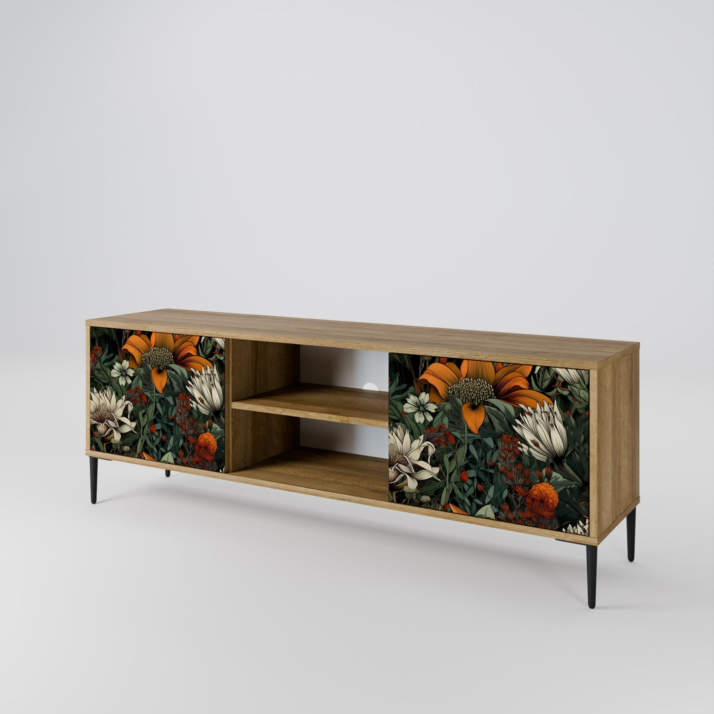 Mobile TV MIDNIGHT SPROUT a 2 ante in effetto rovere