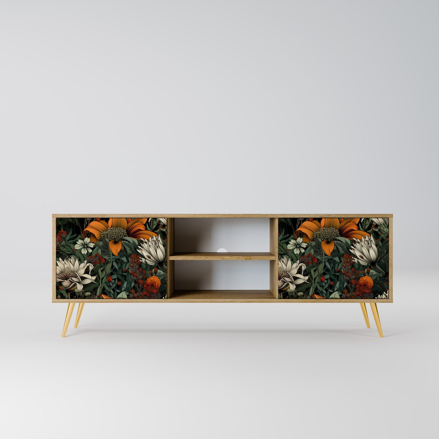 Mobile TV MIDNIGHT SPROUT a 2 ante in effetto rovere
